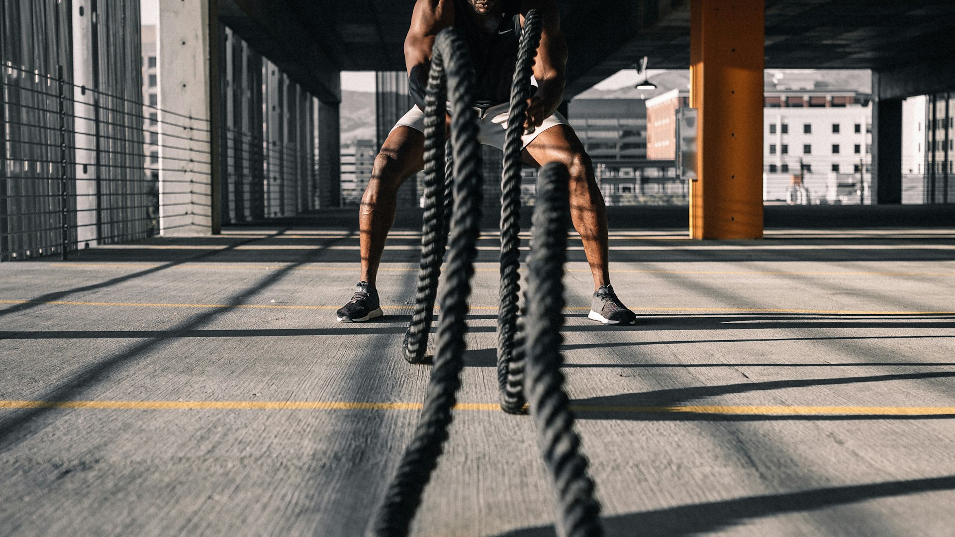 Modern fitness technology workspace in Odense